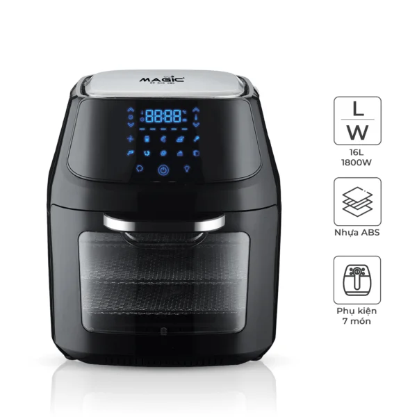 Nồi Chiên Không Dầu Kết Hợp Nướng Thông Minh Magic Eco M16